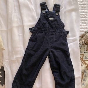 Little boys size 2T baby now corduroy overalls
